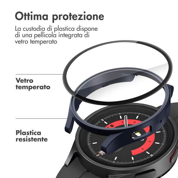 imoshion Cover rigida integrale Samsung Galaxy Watch 6 - 40 mm - Blu scuro