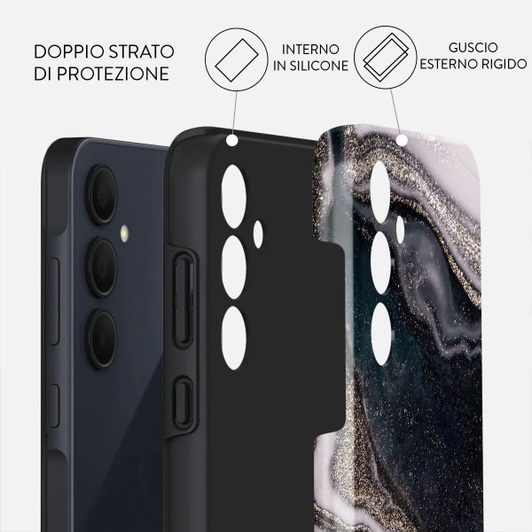Burga Cover Posteriore Resistente Samsung Galaxy A35 - Magic Night