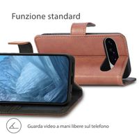 imoshion Cover a libro di Lusso Google Pixel 10 / 10 Pro - Marrone