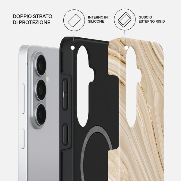 Burga Cover Posteriore Resistente con MagSafe Samsung Galaxy S26 Plus - Full Glam