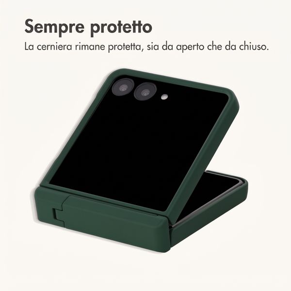 imoshion Color Backcover con supporto Samsung Galaxy Z Flip 8 - Verde scuro