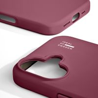 iDeal of Sweden Cover in silicone con MagSafe Apple iPhone 16 - Fine Wine
