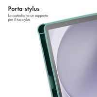 imoshion Cover Origami Samsung Galaxy Tab A9 8.7 pollici - Verde scuro