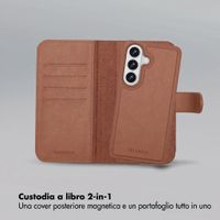 Selencia Libreria rimovibile Olyn con MagSafe Samsung Galaxy S26 - Marrone