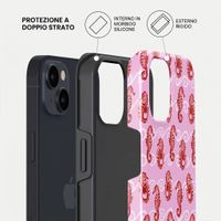 Burga Cover Posteriore Resistente con MagSafe Apple iPhone 13 - Coral Reef