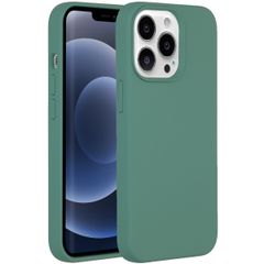 Accezz Cover in silicone liquido con MagSafe Apple iPhone 13 Pro - Verde scuro