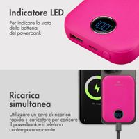 imoshion Powerbank Magnetic 10.000 mAh - Powerbank wireless - Hot Pink