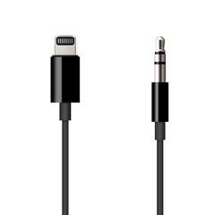 Apple Cavo audio originale da Lightning a mini jack da 3,5 mm - 1,2 metri - Nero