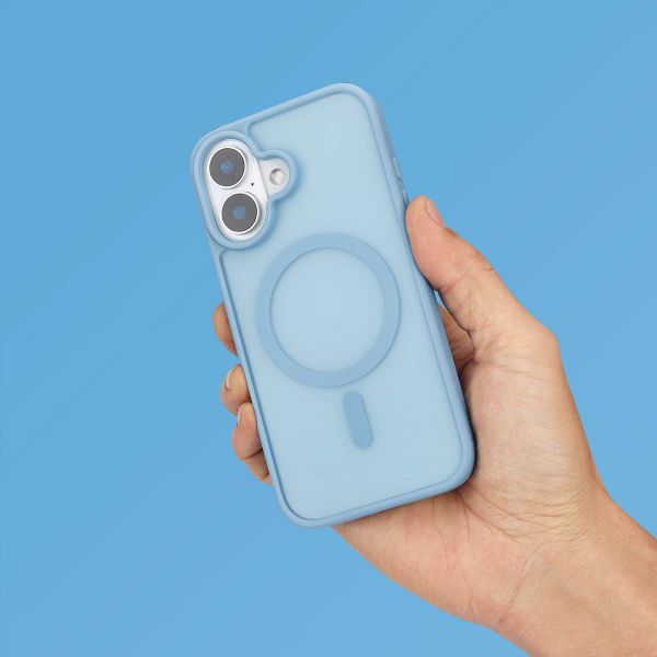 imoshion Cover posteriore Color Guard con MagSafe Apple iPhone 16 - Azzurro