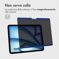 Accezz Pellicola protettiva con privacy magnetica Apple iPad Air 11 pollici (2026) M4 / (2025) M3 / (2024) M2