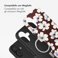 Selencia Cover posteriore Vivid con MagSafe Apple iPhone 17 - Choco Flower Pop