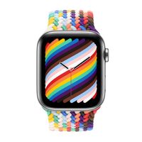 Apple Cinturino Solo intrecciato Apple Watch | 38/40/41/42 mm - Taglia 7 - Pride Edition