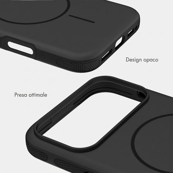 imoshion Cover posteriore Color con Thin MagSafe Ring Apple iPhone 17 Pro Max - Nero