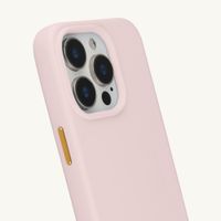 Selencia Cover posteriore Rivièra con MagSafe con ganci rimovibili Apple iPhone 15 Pro - Sorbet Pink