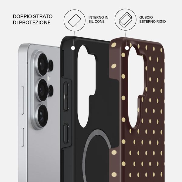 Burga Cover Posteriore Resistente con MagSafe Samsung Galaxy S26 Ultra - Sorry Busy
