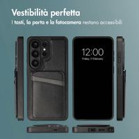 imoshion Cover Posteriore con Porta Carte e supporto Samsung Galaxy S26 Ultra - Nero