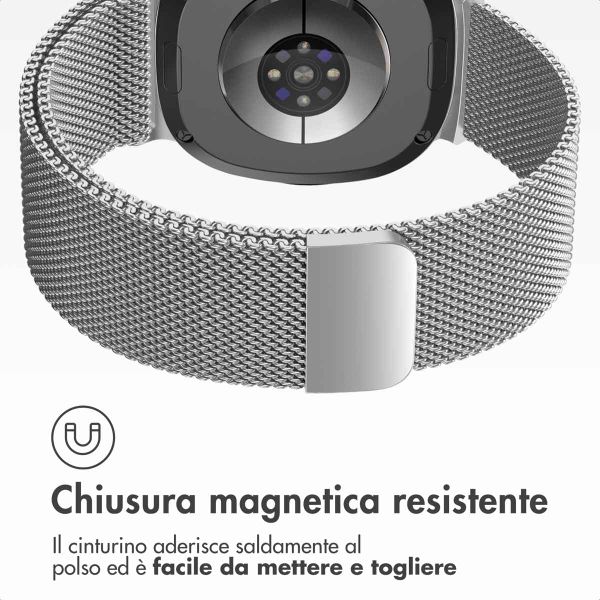 imoshion Cinturino milanese magnetico Samsung Galaxy Watch 9 (40/44mm) / Watch 8 (40/44mm) / Classic (46mm) - Argento