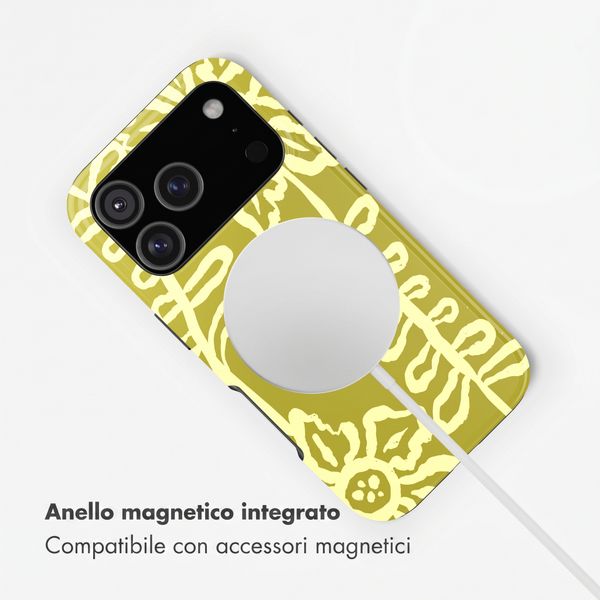 Selencia Cover posteriore Vivid con MagSafe Apple iPhone 18 Pro Max / 17 Pro Max - Chalky Bloom