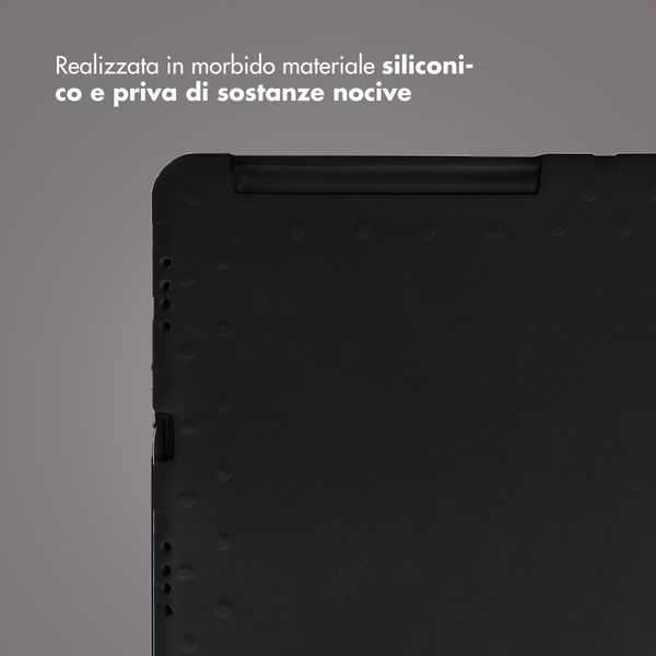 imoshion Cover Antishoc Speciale Bambini con Manico iPad Pro 12.9 (2022 - 2018) - Nero
