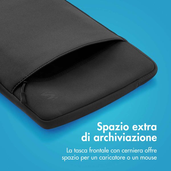 imoshion Cover per laptop 13 pollici - Laptopsleeve con tasca - Black