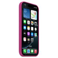 Apple Cover Posteriore in Silicone con MagSafe Apple iPhone 16 Pro Max - Fucsia