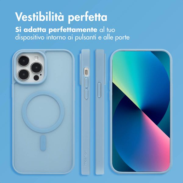 imoshion Cover posteriore Color Guard con MagSafe Apple iPhone 13 Pro Max - Azzurro