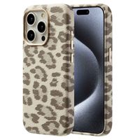 Selencia Cover Sabi Stampa pantera con MagSafe Apple iPhone 15 Pro - Soft Ivory