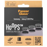PanzerGlass Pellicole protettive per la fotocamera Hoops Optic Rings per Samsung Galaxy S24 Plus - Nero