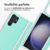 imoshion Cover in Silicone con Cordino Samsung Galaxy S24 Ultra - Menta verde