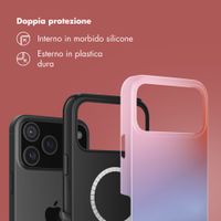 Selencia Cover posteriore Vivid con MagSafe Apple iPhone 17 Pro Max - Gradient Soft Blush