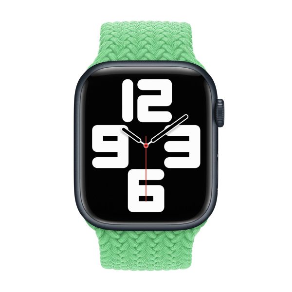Apple Cinturino Solo intrecciato Apple Watch | 38/40/41/42 mm - Taglia 1 - Bright Green
