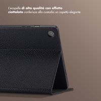Selencia Cover Riva Samsung Galaxy Tab A9 Plus - Nero