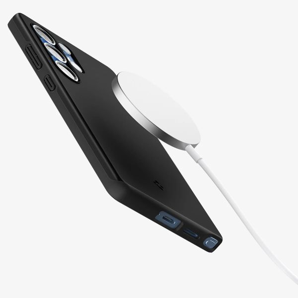 Spigen Cover posteriore Thin Fit MagSafe Samsung Galaxy S25 Ultra - Nero