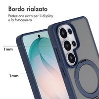 Accezz Cover con anello e supporto con MagSafe Samsung Galaxy S26 Ultra - Blu