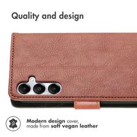 imoshion Cover a libro di Lusso Samsung Galaxy A15 (5G/4G) - Marrone
