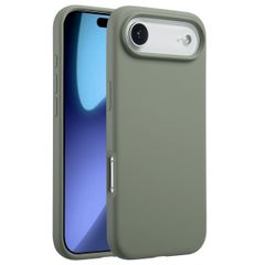 Accezz Cover in silicone liquido con MagSafe Apple iPhone Air - Cooper Green