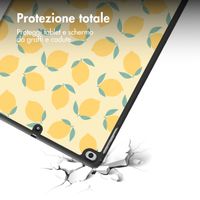 imoshion Cover Trifold Design Apple iPad 6 (2018) 9.7 pollici / iPad 5 (2017) 9.7 pollici / Air 2 (2014)/Air 1 (2013) - Citrus Dream