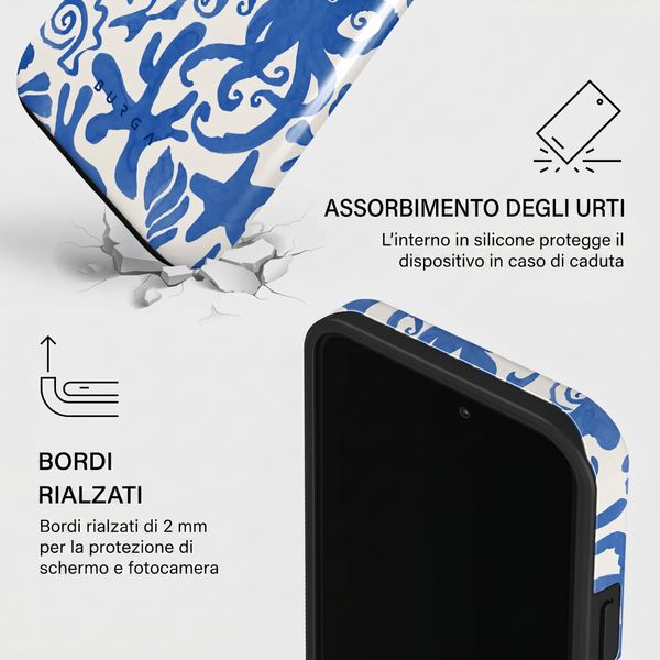 Burga Cover Posteriore Resistente con MagSafe Apple iPhone 13 Pro - Nera