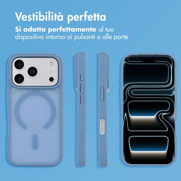 imoshion Cover posteriore Color Guard con MagSafe Apple iPhone 17 Pro Max - Azzurro