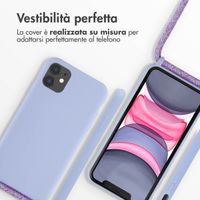 imoshion Cover in Silicone con Cordino Apple iPhone 11 - Viola