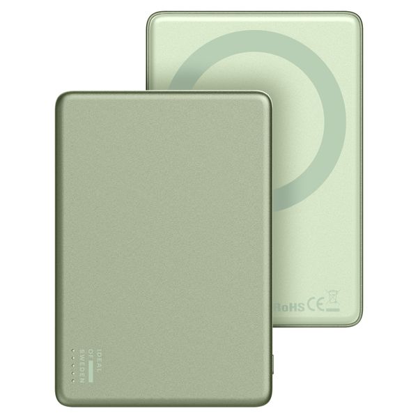 iDeal of Sweden MagSafe Powerbank Slim 5.000 mAh - Powerbank wireless - Sage Green