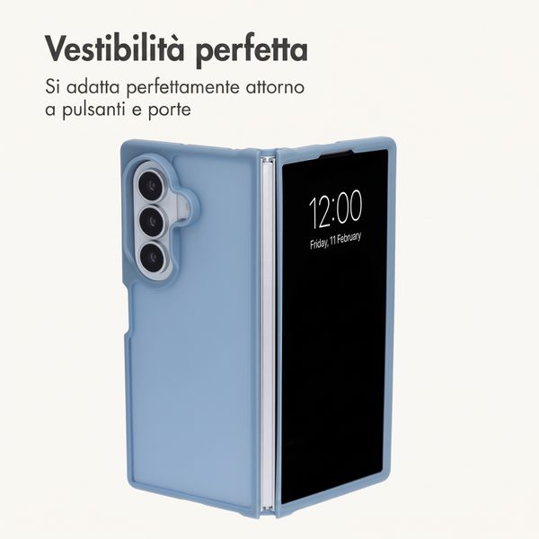 imoshion Cover posteriore Color Guard Samsung Galaxy Z Fold 8 Ultra - Azzurro