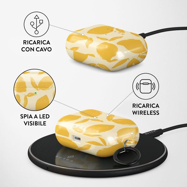 Burga Custodia rigida Apple AirPods Pro - Lemon Tart