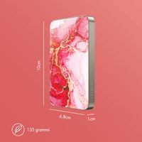 Selencia Vivid Powerbank 5.000 mAh - MagSafe e Qi - Desert Gold / Rosy Marble