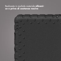 imoshion Cover Posteriore Kidsproof con Maniglia Samsung Galaxy Tab A11 / A9 8.7 pollici - Nero