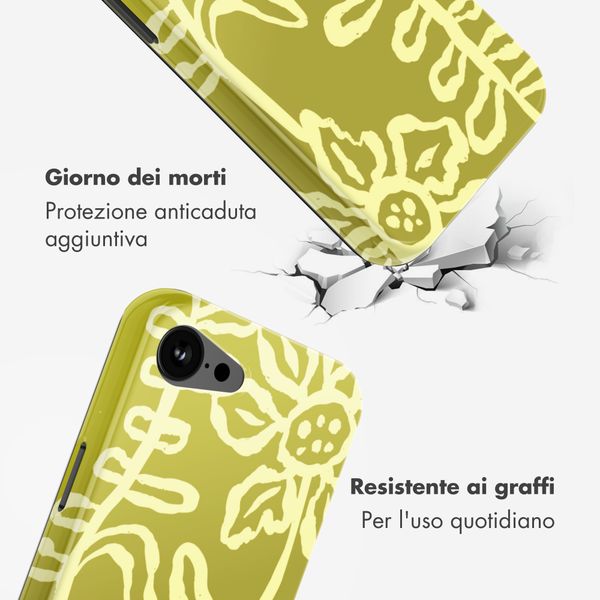Selencia Cover posteriore Vivid con MagSafe Apple iPhone 17e / 16e - Chalky Bloom