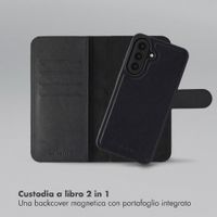 Selencia Libreria rimovibile Olyn con MagSafe Samsung Galaxy A57 (5G) - Nero