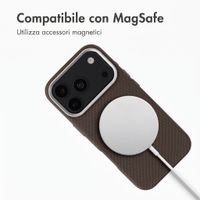 Accezz Cover Mesh con MagSafe Apple iPhone 17 Pro - Marrone