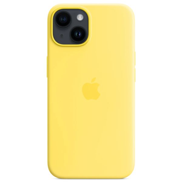Apple Cover Posteriore in Silicone con MagSafe Apple iPhone 14 - Canary Yellow