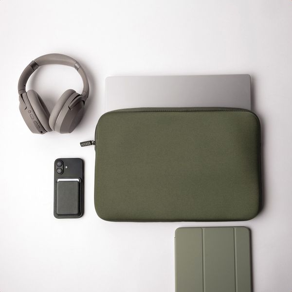 Accezz Cover per laptop 15-16 pollici - Laptopsleeve - Verde